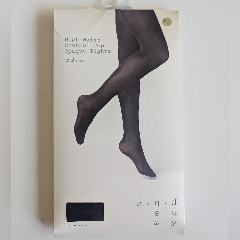 Black Opaque Tights * M/L * A New Day Brand